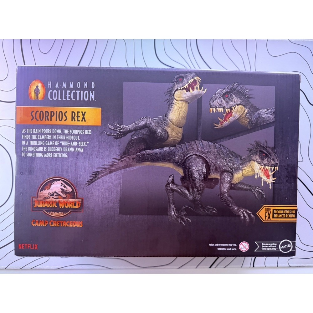 Jurassic World Hammond Collection Scorpios Rex Deluxe ON HAND